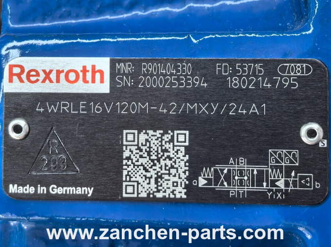 Rexroth R901404330 Proportional Directional Valve 4WRLE16V120M-42/MXY/24A1
